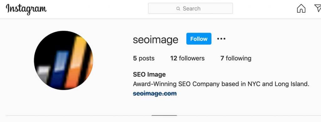 SEO Image on Instagram