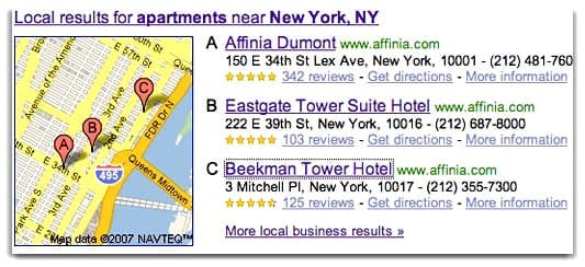 Google Local Search